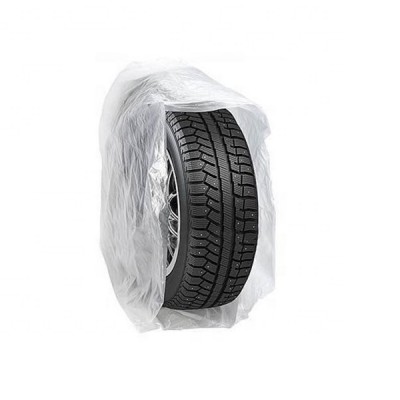 Disposable Plastic Clear Storage Bag Heavy Duty Polyethylene Wheel Bags For Car