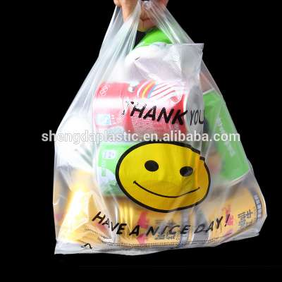 Factory Cheap HDPE T-shirt Bag For shopping