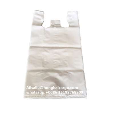 Plastic t shirt pharmacy bag for packing grocery